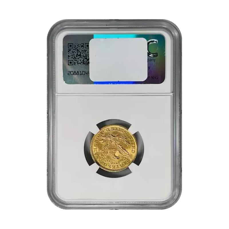 1895 $5 Gold Libery Head Half Eagle - NGC MS63 - CoinsTV