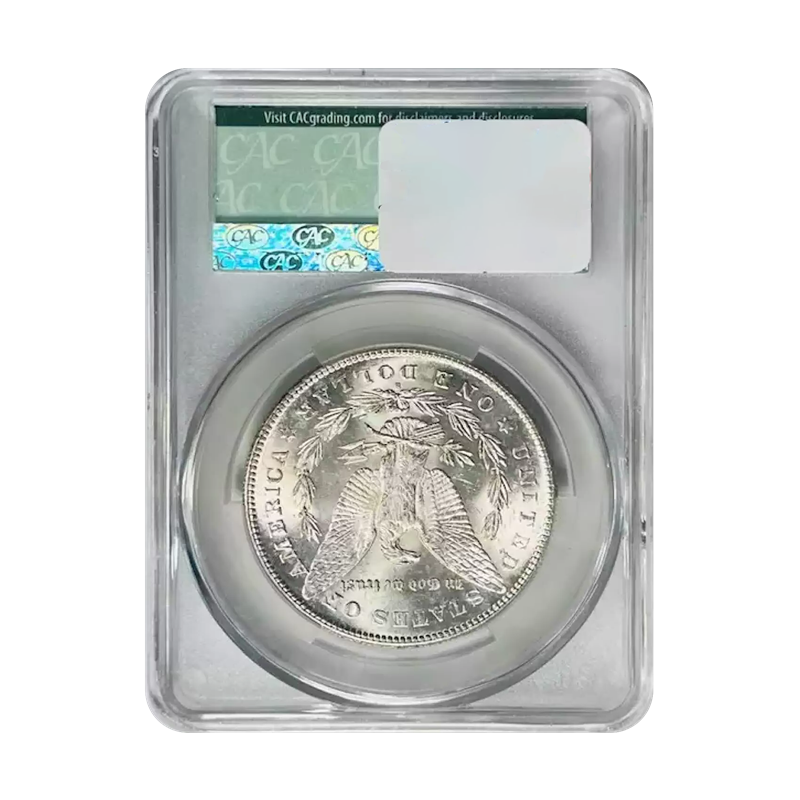 1878-S Morgan Silver Dollar San Francisco - CAC MS64+ - CoinsTV