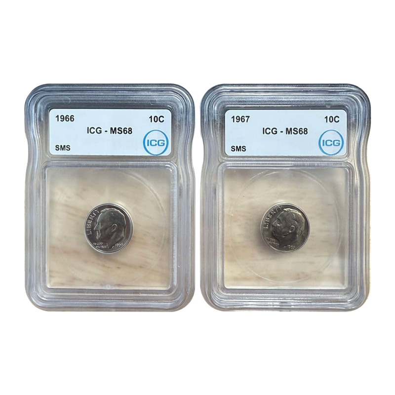Roosevelt Dime - ICG MS68 Grab Bag - CoinsTV