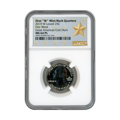 2019 Lowell Quarter Dollar West Point - NGC MS64 PL First Week Great American Coin Hunt - CoinsTV