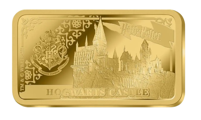 2022 Wizarding World of Harry Potter - Hogwarts Castle - 0.5 gram Gold Bar - CoinsTV