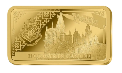 2022 Wizarding World of Harry Potter - Hogwarts Castle - 0.5 gram Gold Bar - CoinsTV
