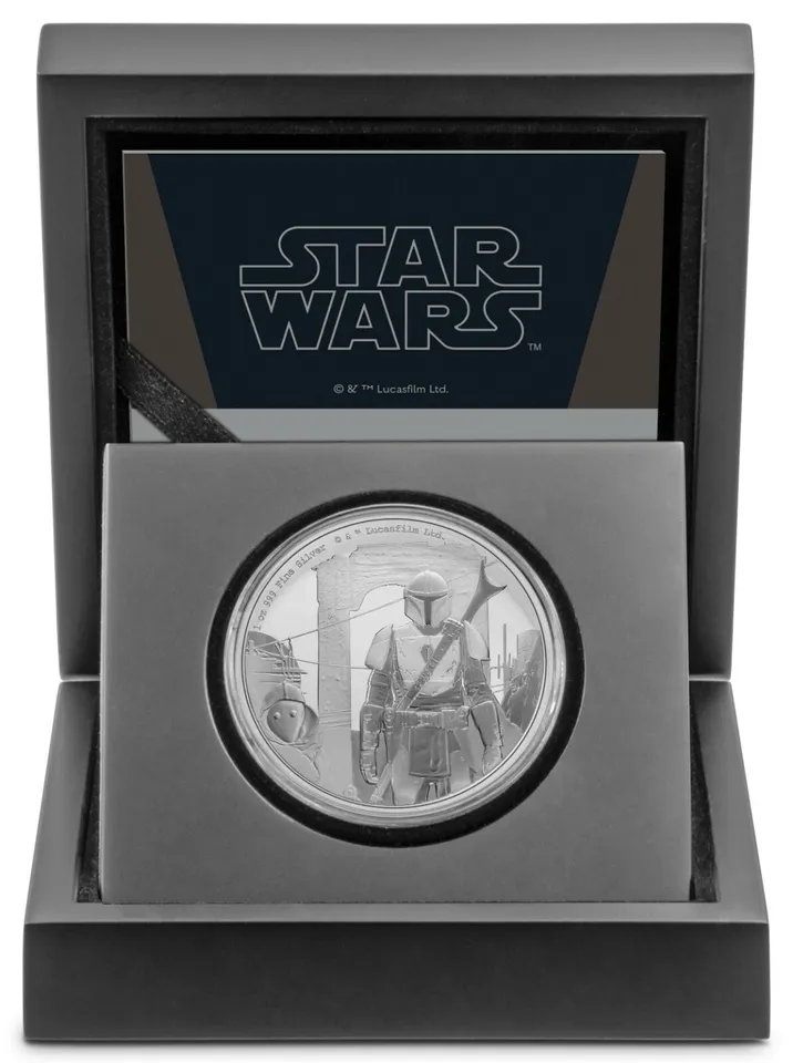 2021 Mandalorian Classic - The Mandalorian 1oz Silver Coin - CoinsTV
