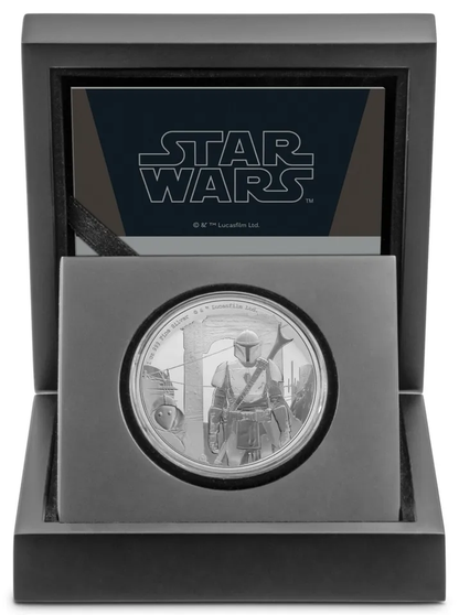 2021 Mandalorian Classic - The Mandalorian 1oz Silver Coin - CoinsTV