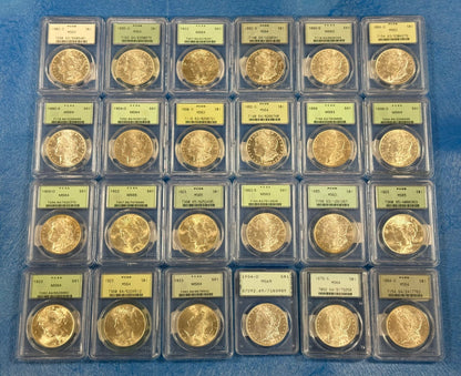 Morgan and Peace Dollar OGH Mixed Grade Grab Bag - CoinsTV
