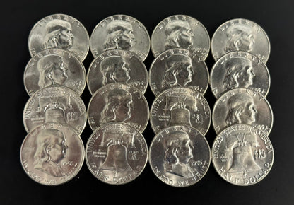 1955 Franklin 90% Silver Half Dollar Philadelphia - Bugs Bunny - Uncirculated