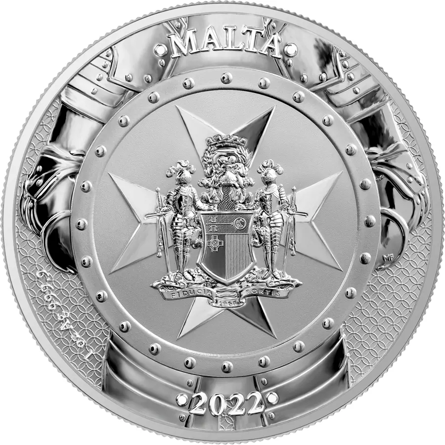 2022 Malta Knights of the Past 1oz Silver BU Coin - CoinsTV