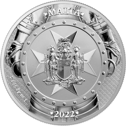 2022 Malta Knights of the Past 1oz Silver BU Coin - CoinsTV