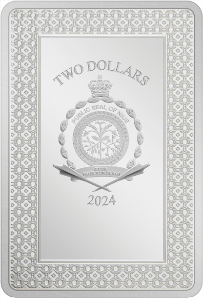2024 Niue Tarot Card - The Star 1 oz Silver Coin