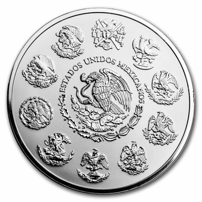 2023 Mexico Aztec Calendar Kilo Silver - CoinsTV