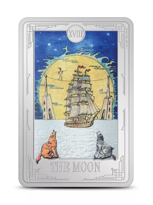 2024 Niue Tarot Card - The Moon 1 oz Silver Coin