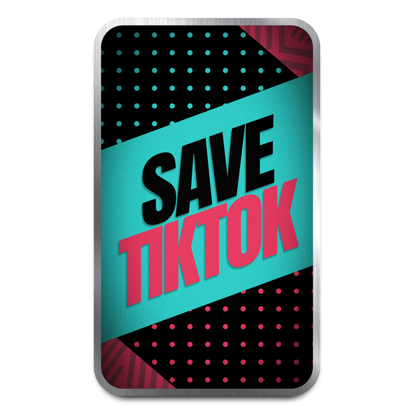 Chromatics Save TikTok 1 oz Silver Bar - CoinsTV
