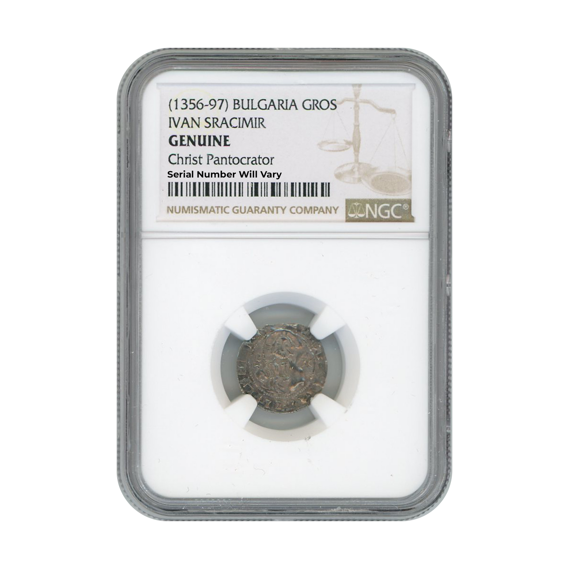 Bulgaria Gros Christ Pantocrator (1356-97) - NGC Genuine - CoinsTV