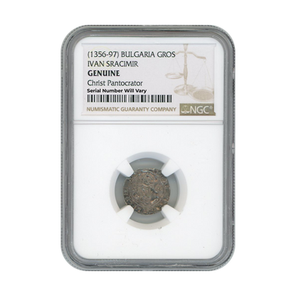 Bulgaria Gros Christ Pantocrator (1356-97) - NGC Genuine - CoinsTV