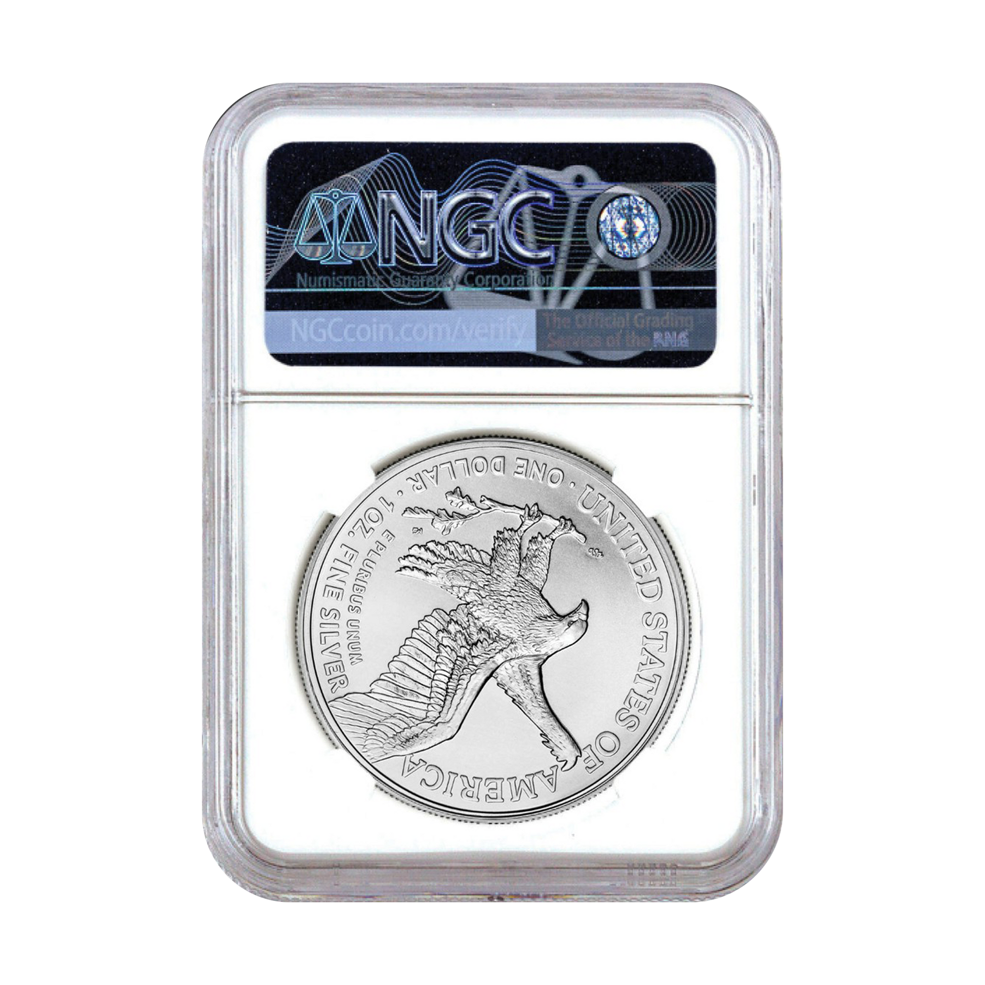 2025 Silver Eagle – Michael Gaudioso Signature Label – NGC MS70