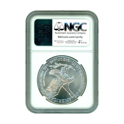 2024 (P) Silver Eagle Star Privy - Michael Gaudioso Signature Label - NGC MS70 FDI - CoinsTV