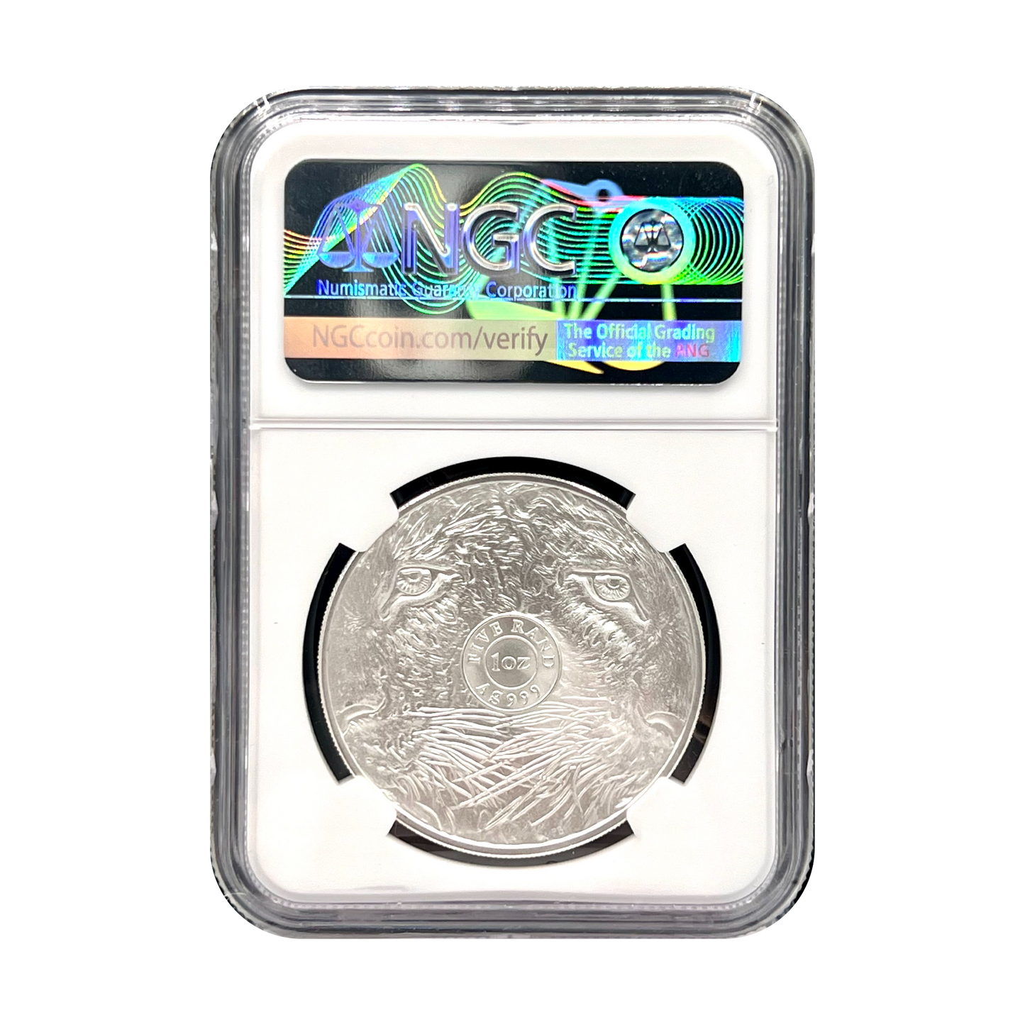 2020 South Africa 5 Rand Big 5 Leopard 1 oz Silver Coin - NGC MS 70 - CoinsTV