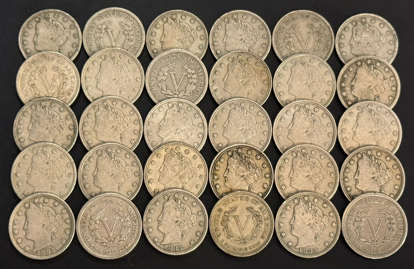 1883 Liberty No Cents Nickel - Collector Quality Circulated - CoinsTV