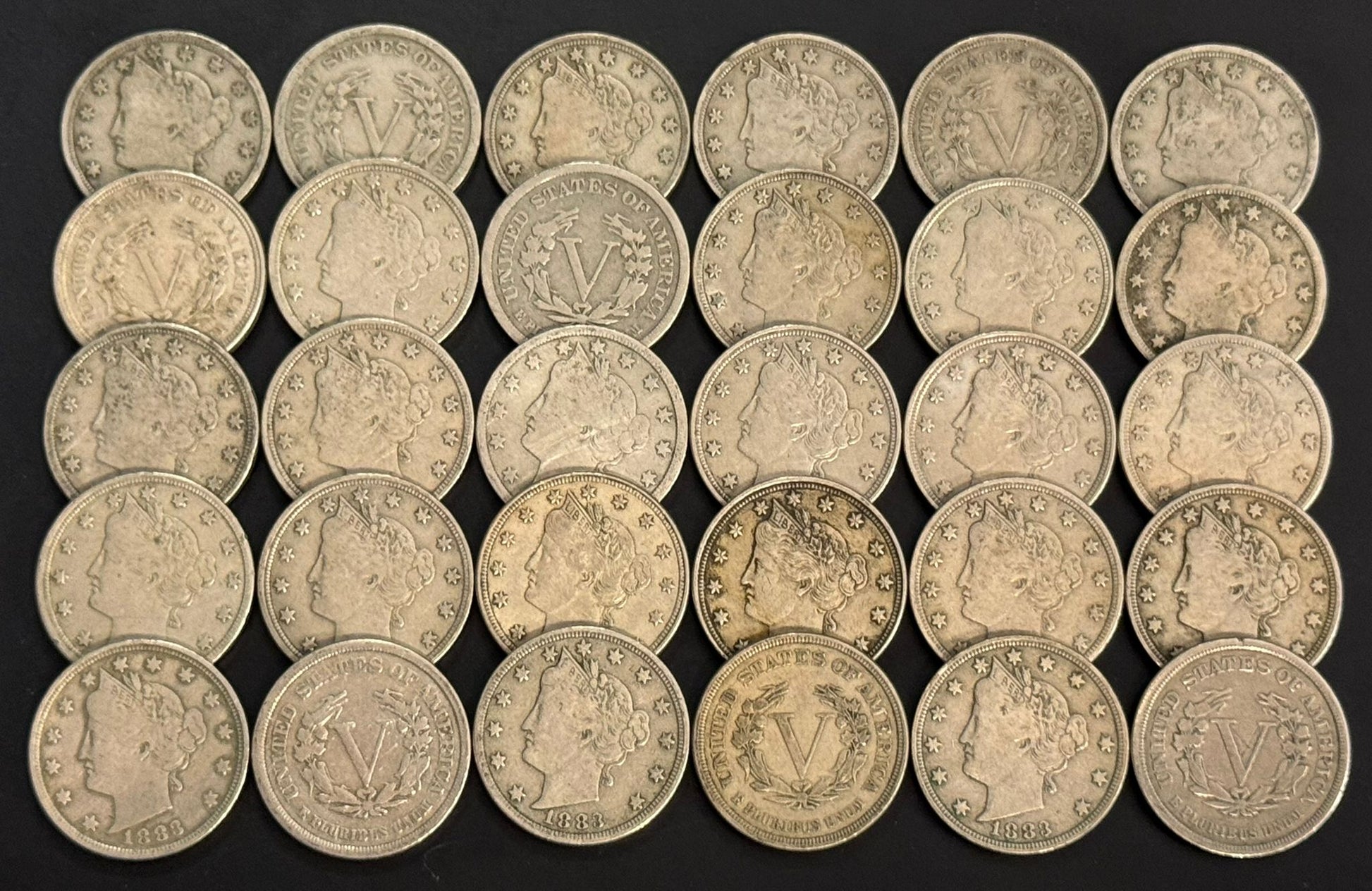 1883 Liberty No Cents Nickel - Collector Quality Circulated - CoinsTV