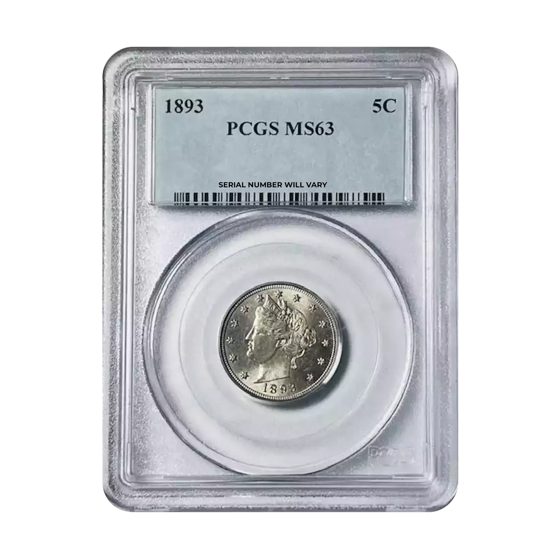 1893 Liberty Head Nickel PCGS MS63 - CoinsTV