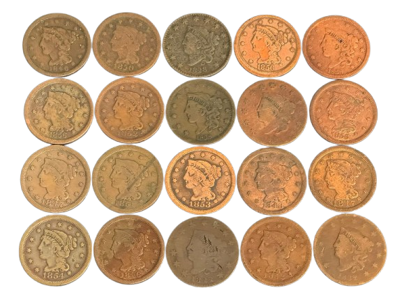 Large Cent - Collectors Quality Circulated - CoinsTV