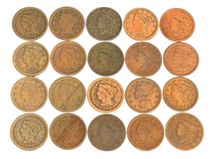 Large Cent - Collectors Quality Circulated - CoinsTV