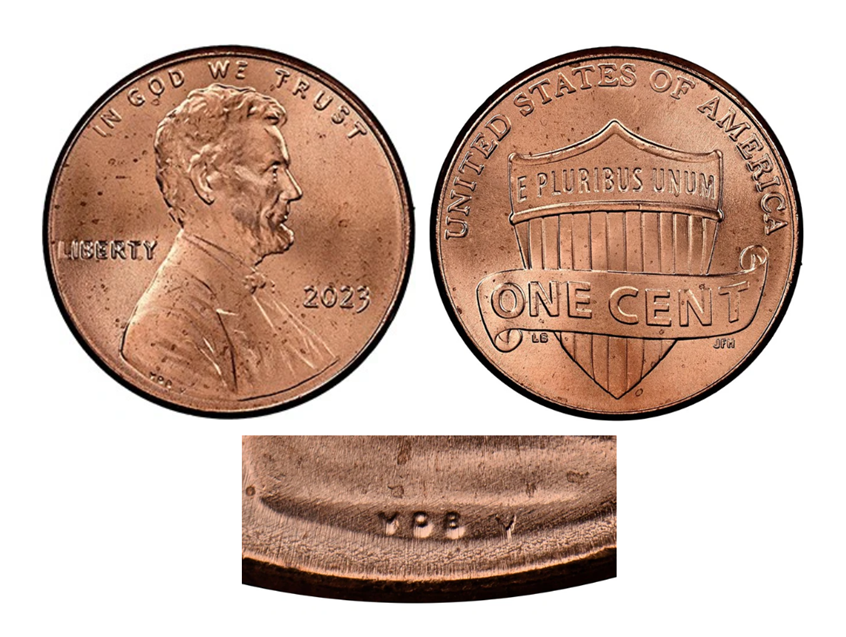 2023 Lincoln Cent Extra V Error Slider