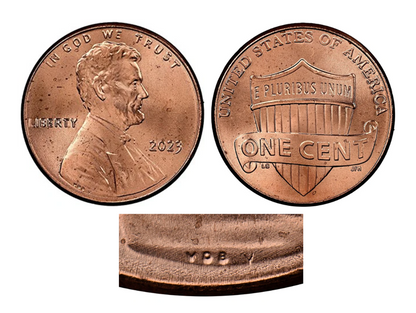 2023 Lincoln Cent Extra V Error Slider