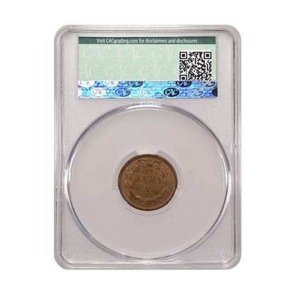 1859 Indian Head Cent - CAC AU53 - CoinsTV