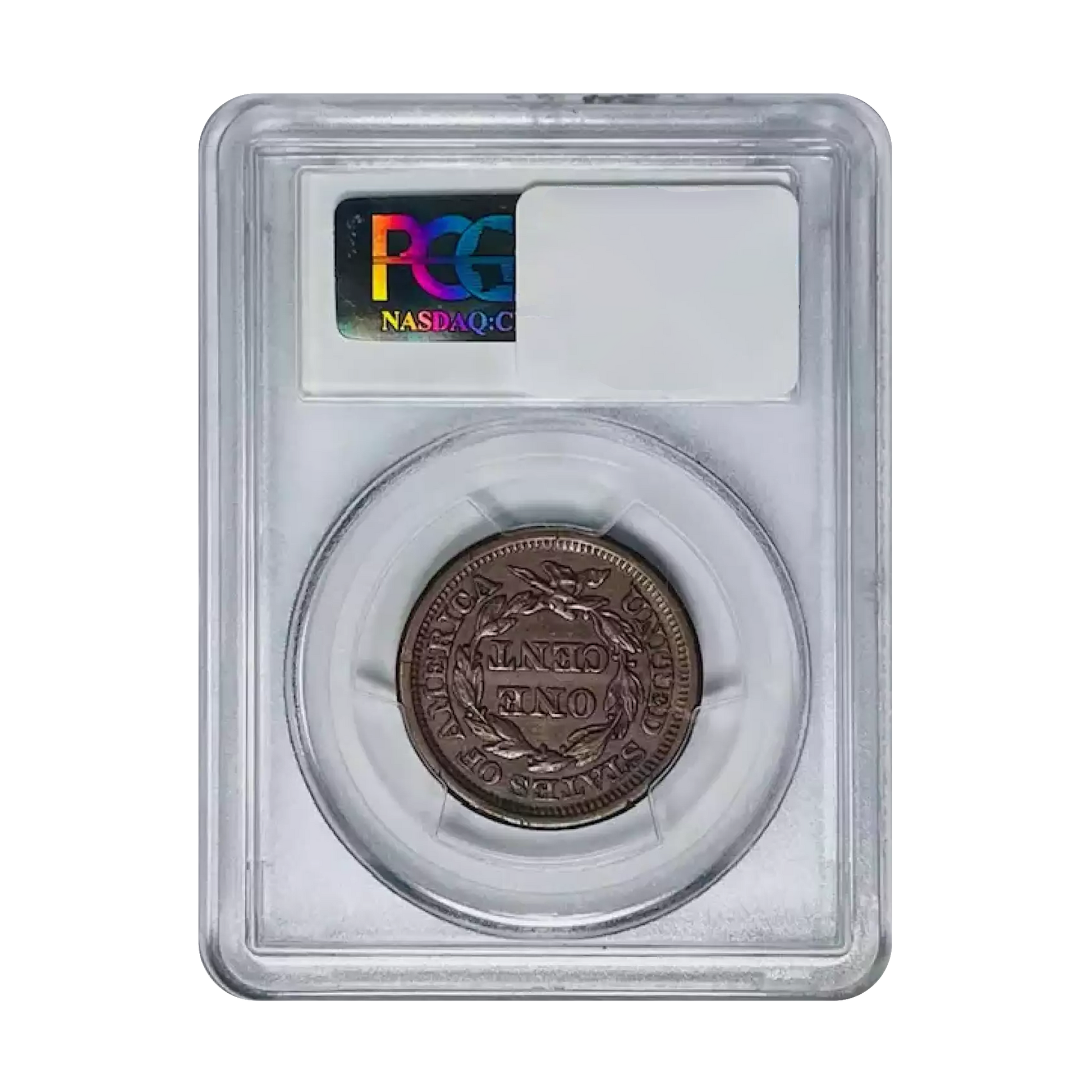 1853 Braided Hair Large Cent - PCGS AU58 - CoinsTV