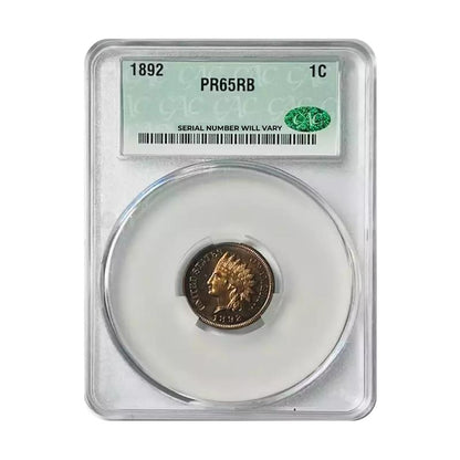 1892 Indian Head Cent - CAC PR65RB - CoinsTV