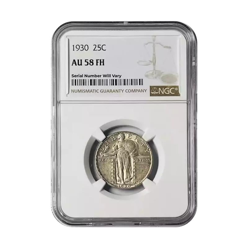 1930 Standing Liberty Quarter - NGC AU58 FH - CoinsTV