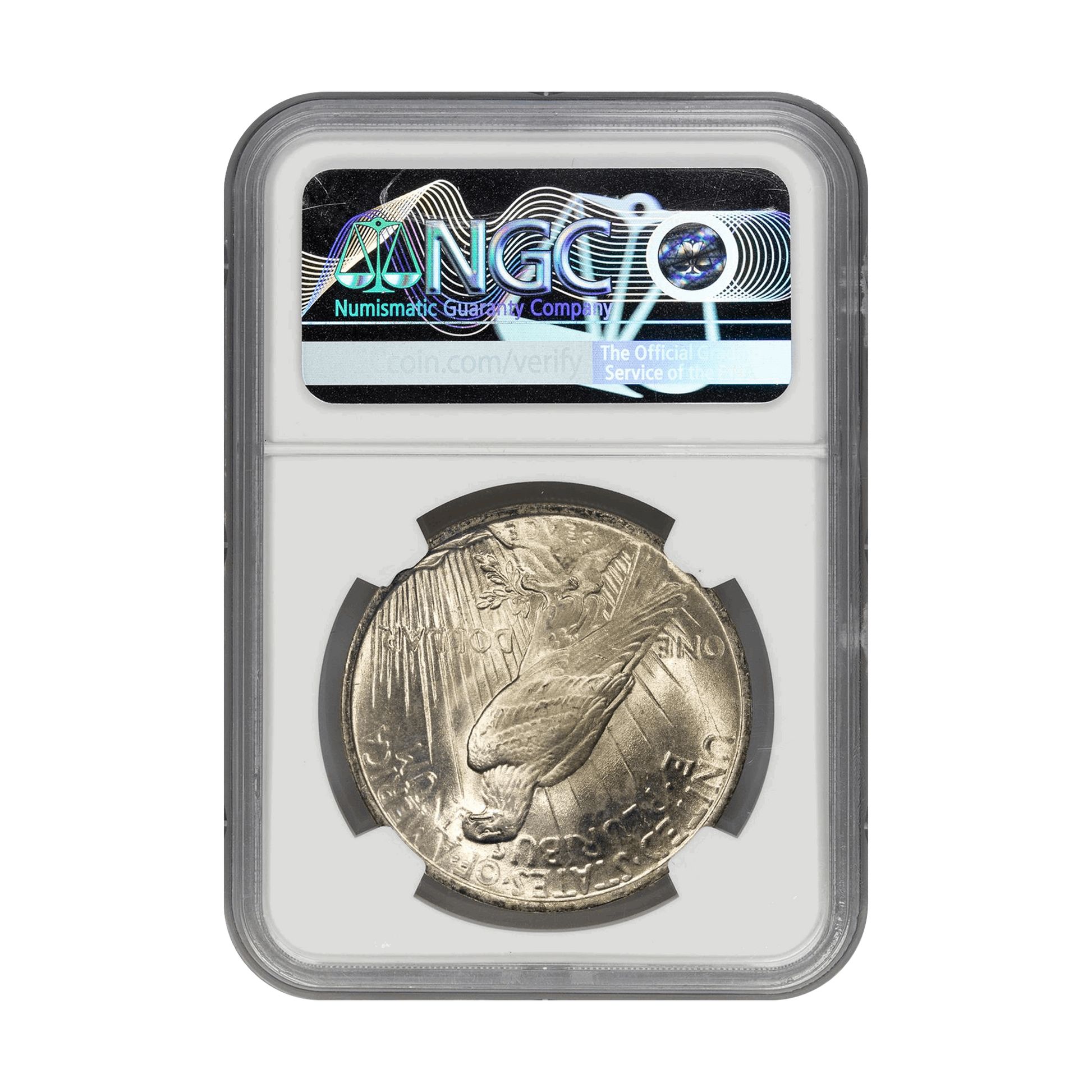 1923 Peace Silver Dollar - NGC MS66+ CAC - CoinsTV