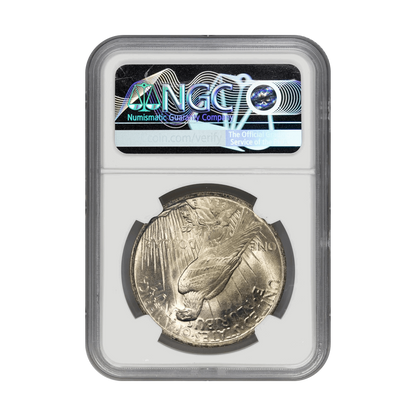 1923 Peace Silver Dollar - NGC MS66+ CAC - CoinsTV