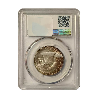 1958-D Franklin Silver Half Dollar - PCGS MS66+ CAC - CoinsTV