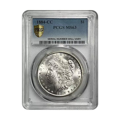 1884-CC Morgan Silver Dollar Carson City - PCGS MS63