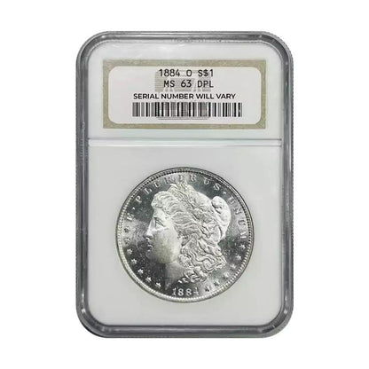 1884 O Morgan Silver Dollar New Orleans - NGC MS63 DPL