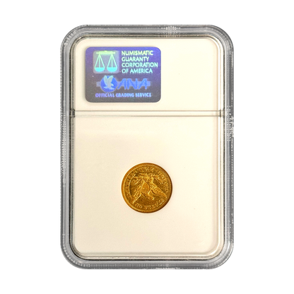 1845 $2.5 Gold Liberty Head - NGC AU53
