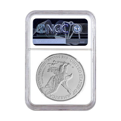 2025 (P) Silver Eagle - Eagle Privy In God We Trust - NGC MS70 Early Releases - CoinsTV