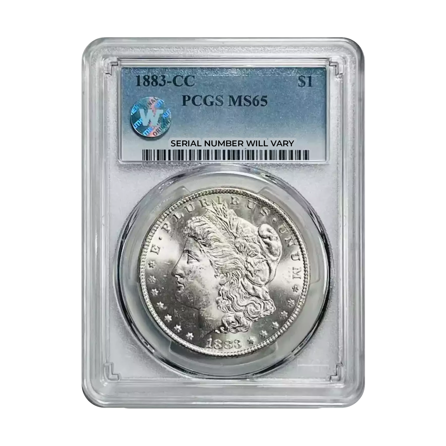 1883-CC Morgan Silver Dollar Carson City - PCGS MS65 Sight White