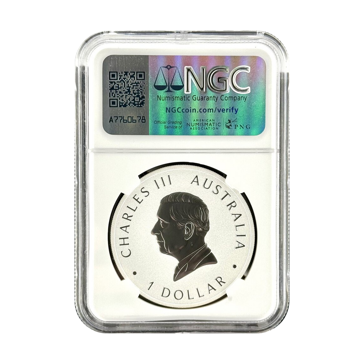 2024 P125 Australian Brumby Horse Colorized 1 oz Silver Coin - NGC MS70 - CoinsTV