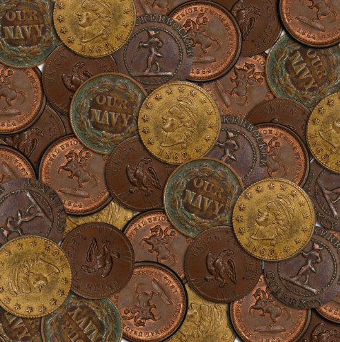 Civil War Token - About Uncirculated - CoinsTV