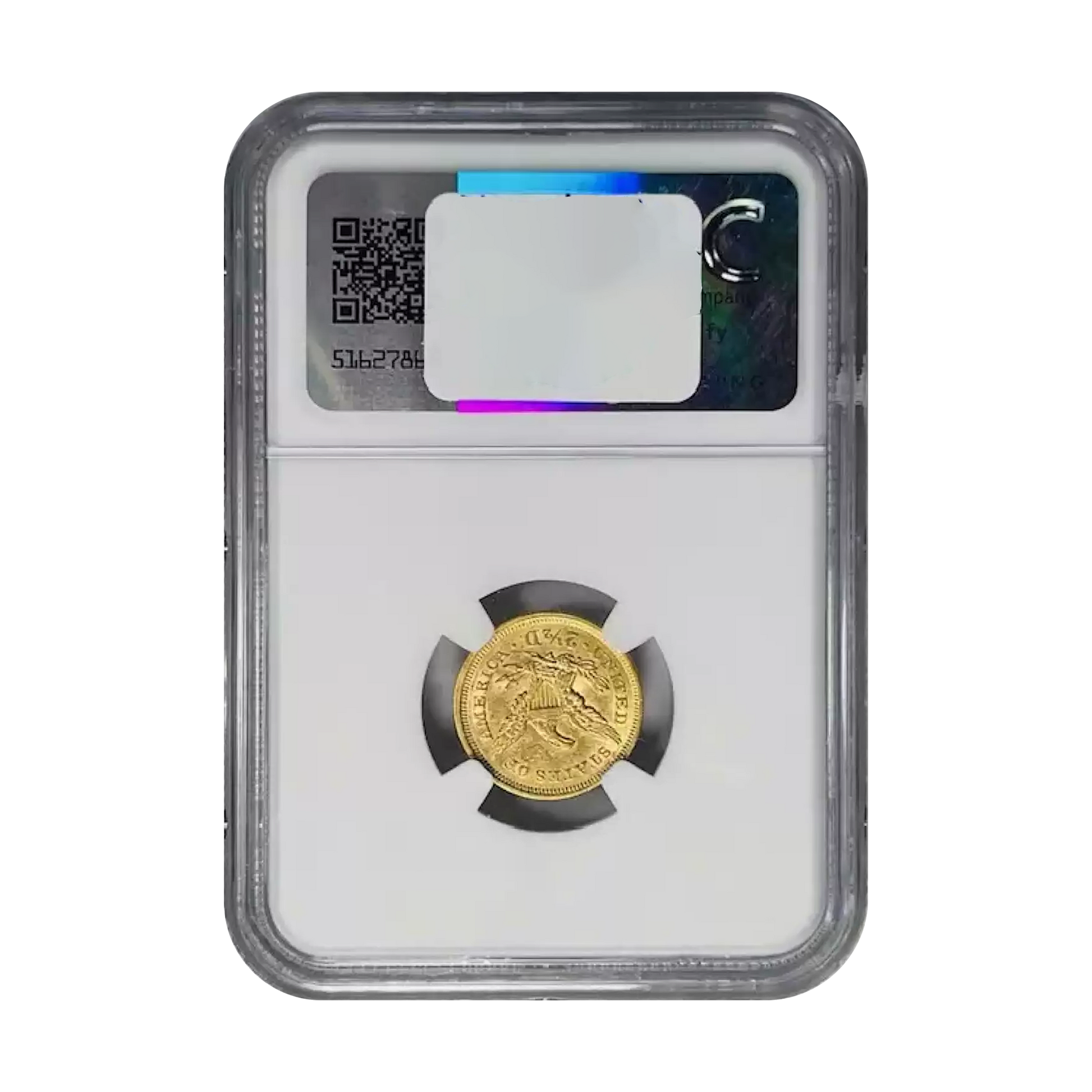 1851 $2.50 Gold Liberty Head Quarter Eagle - NGC AU58 - CoinsTV