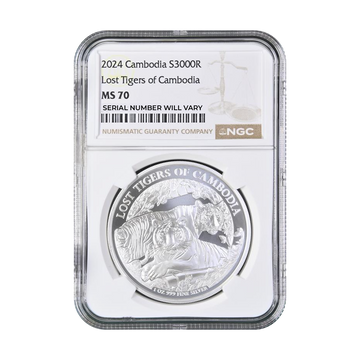 2024 Cambodia S3000R - Lost Tigers of Cambodia - NGC MS70