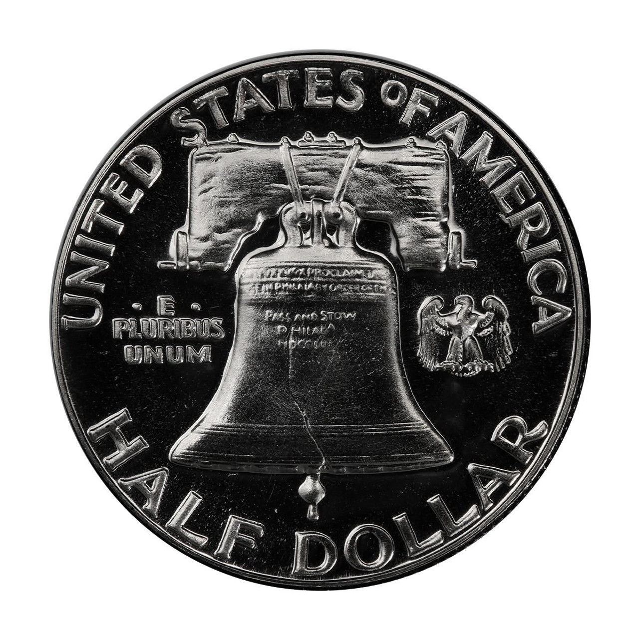 1958 Franklin 90% Silver Half Dollar Philadelphia - Proof - CoinsTV