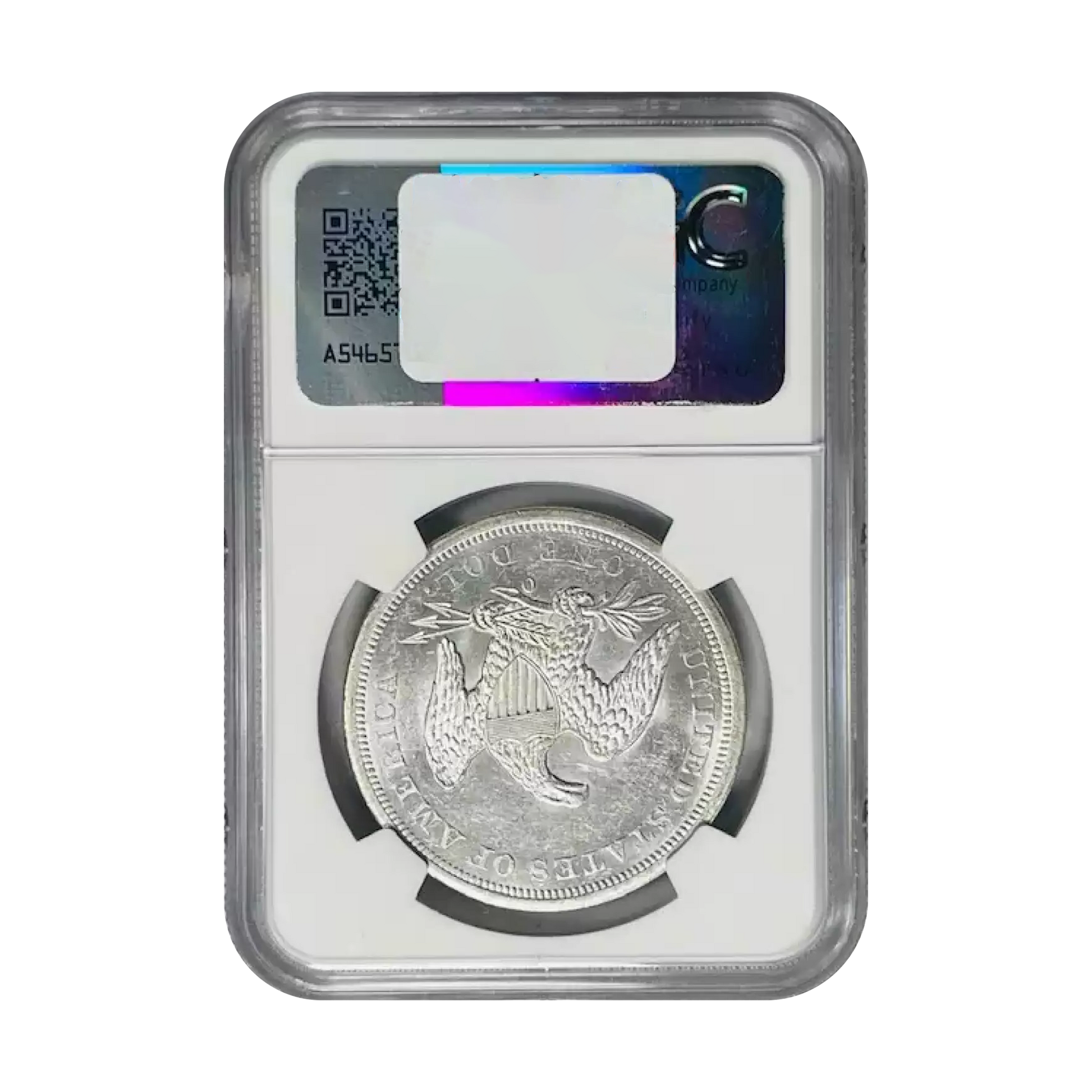 1860 O Seated Liberty Silver Dollar New Orleans - NGC MS61 Sight White - CoinsTV