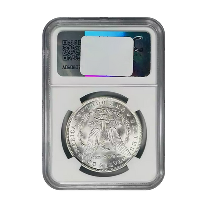 1890 O Morgan Silver Dollar New Orleans - NGC MS64 Sight White - CoinsTV
