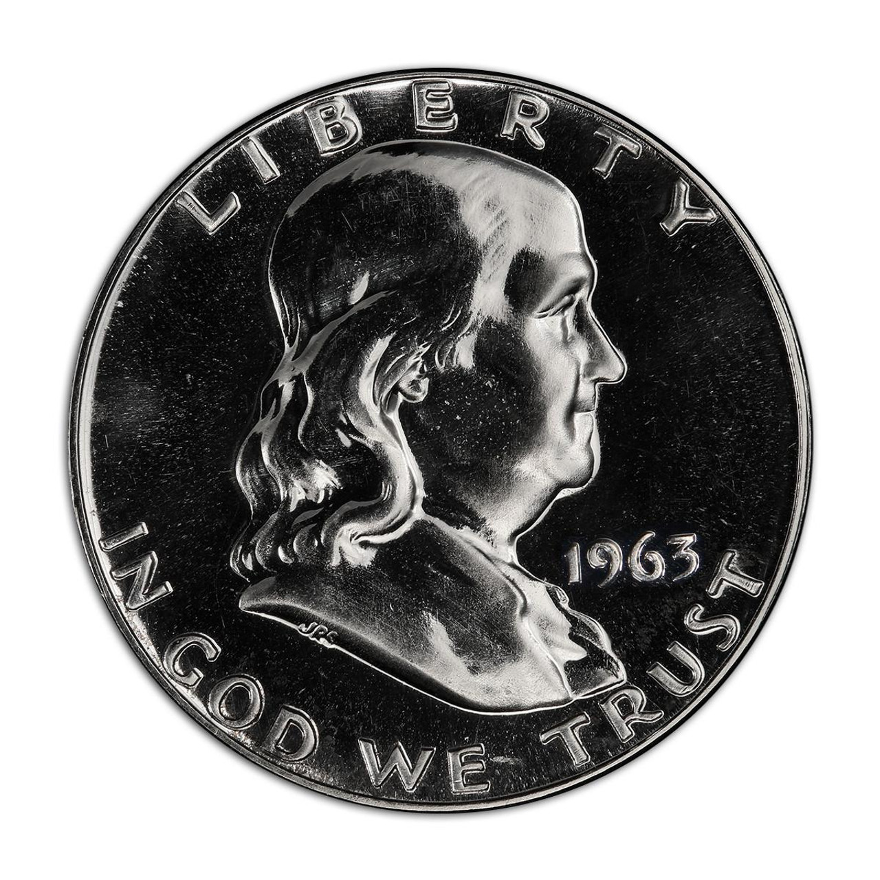 1963 Franklin 90% Silver Half Dollar Philadelphia - Proof - CoinsTV