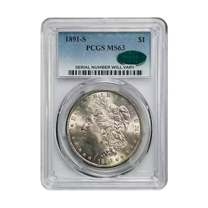 1891-S Morgan Silver Dollar San Francisco - PCGS MS63 CAC