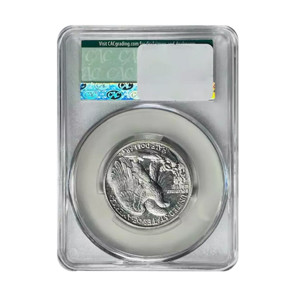 1939 Walking Liberty Silver Half Dollar - CAC PR67 Sight White - CoinsTV